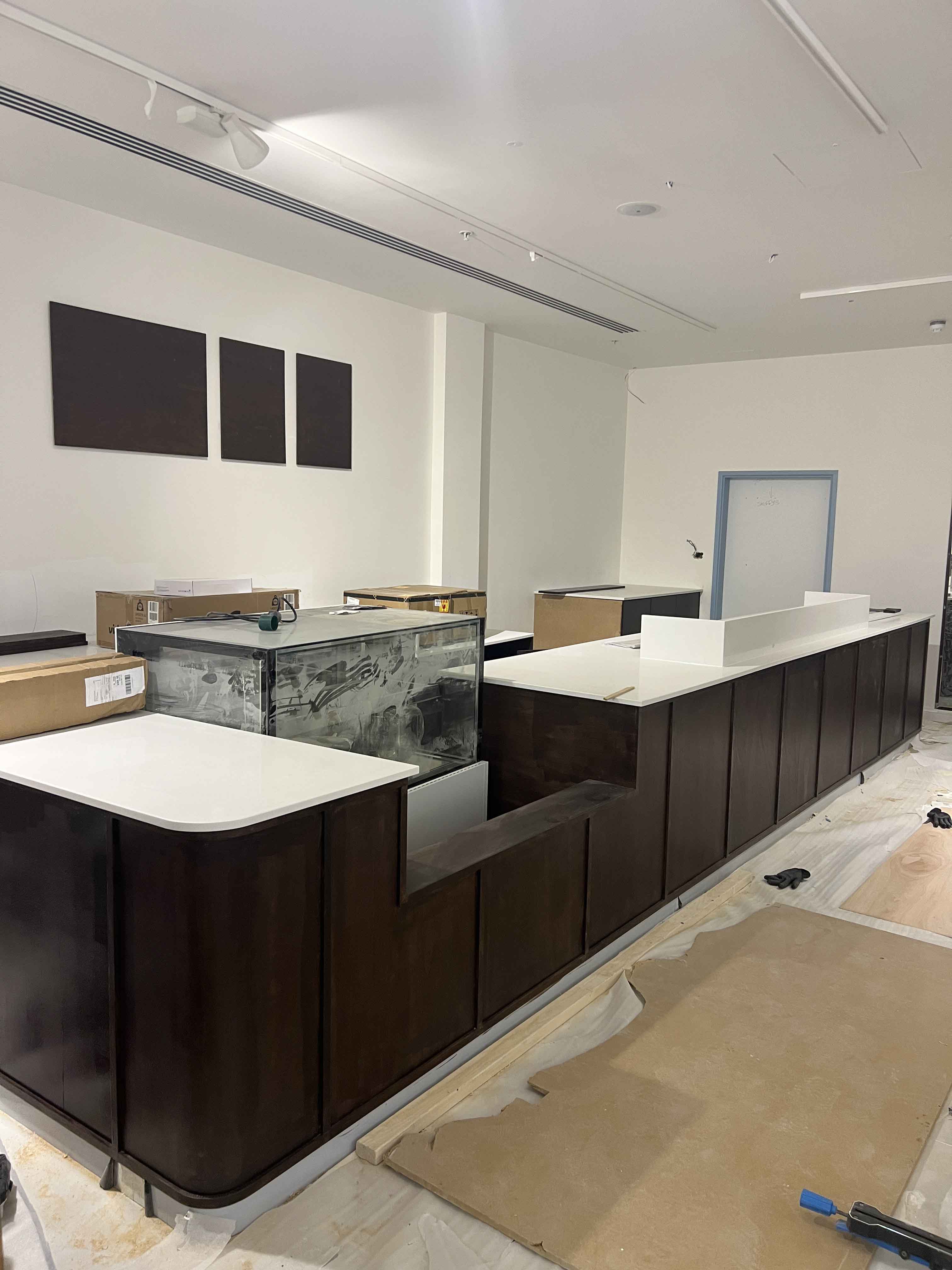 Shop renovation